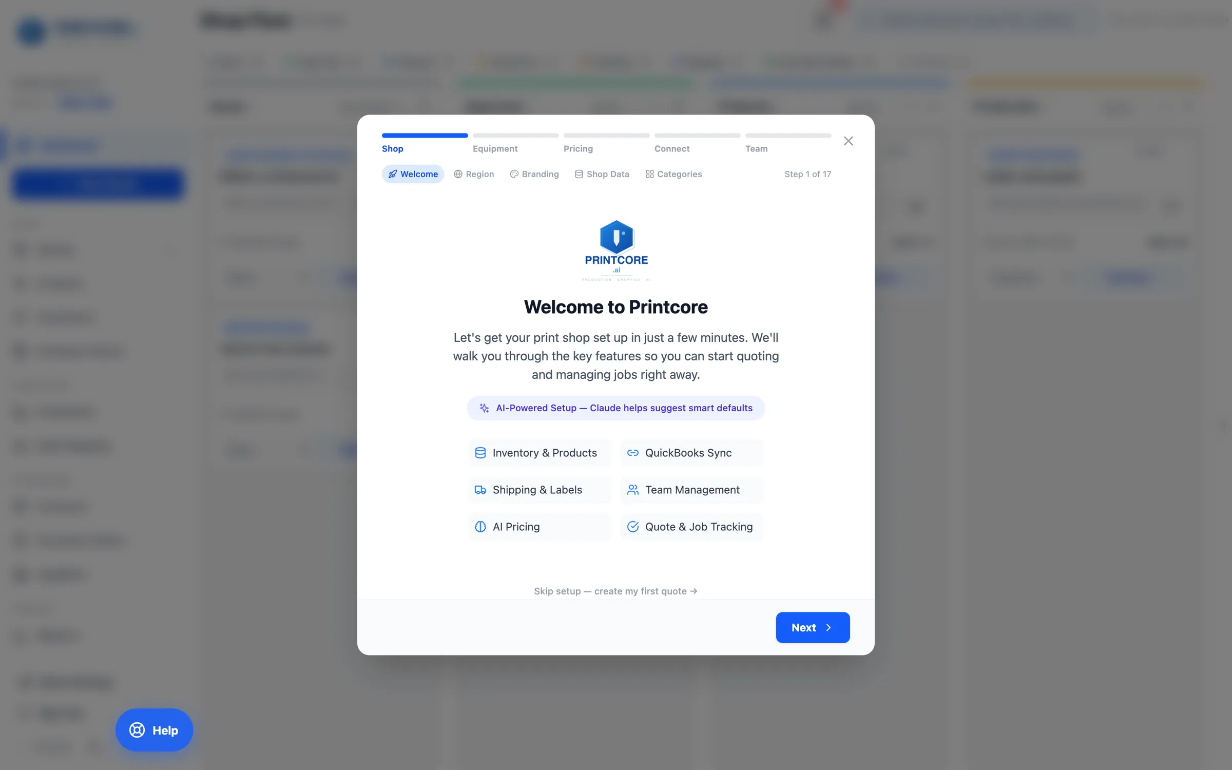 Welcome to Printcore