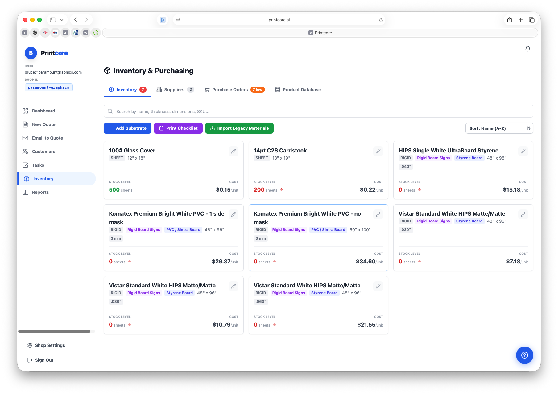 Inventory Management
